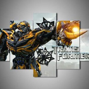Transformers 1 - Movie 5 Panel Canvas Art Wall Decor