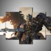 Transformers 3 - Movie 5 Panel Canvas Art Wall Decor