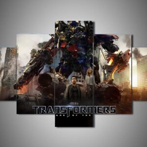 Transformers - Movie 5 Panel Canvas Art Wall Decor