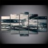 Transparent Guitar Water - Music 5 Panel Canvas Art Wall Decor