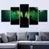 Tree 64 - Nature 5 Panel Canvas Art Wall Decor