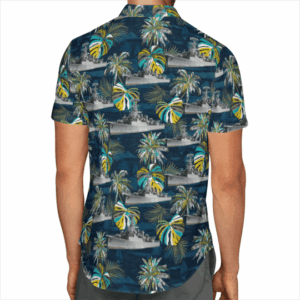 Tribal Class Type 81 Frigate Hawaiian Shirt