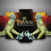 Trivium 2 - Music 5 Panel Canvas Art Wall Decor