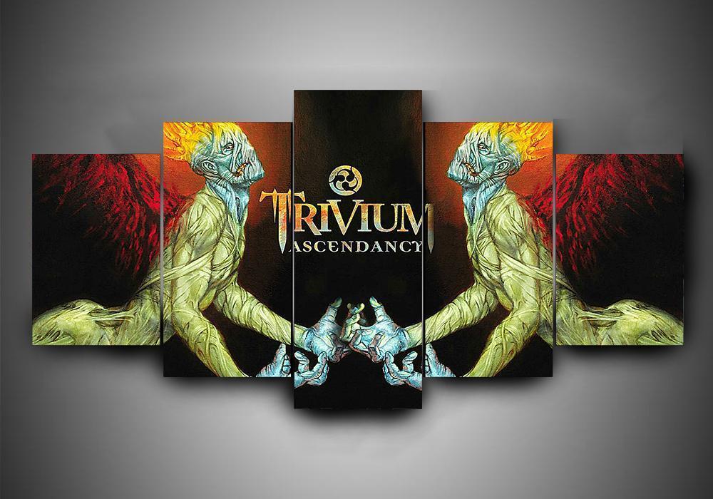 Trivium 2 - Music 5 Panel Canvas Art Wall Decor Trivium 2 - Music 5 Panel Canvas Art Wall Decor