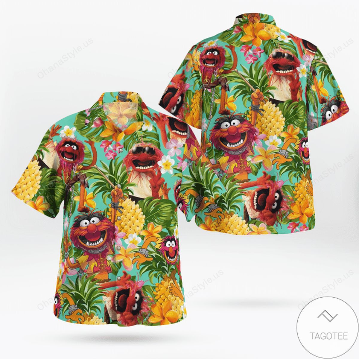 Tropical Animal Muppet Hawaiian Shirt Tropical Animal Muppet Hawaiian Shirt