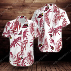 Tropical Arizona Cardinals Short Sleeve Hawaiian Shirt
