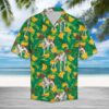 Tropical Banana German Shorthaired Pointer Hawaiian Shirt Summer Button Up
