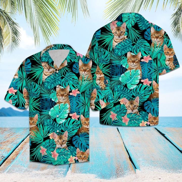 Tropical Bengal Hawaiian Shirt Summer Button Up Tropical Bengal Hawaiian Shirt Summer Button Up