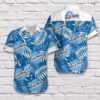 Tropical Blue Moon Beer Blue Short Sleeve Hawaiian Shirt