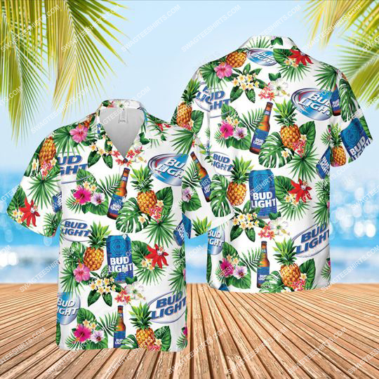 Tropical Bud Light Beer All Over Print Hawaiian Shirt Tropical Bud Light Beer All Over Print Hawaiian Shirt