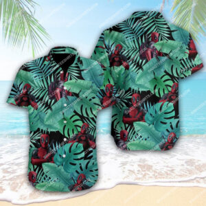 Tropical Deadpool Marvel Comics Hawaiian Shirt