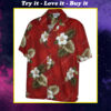 Tropical Flower Full Printing Hawaiian Shirt