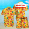 Tropical Fruit Burger King All Over Print Hawaiian Shirt