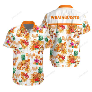 Tropical Fruit Whataburger All Over Print Hawaiian Shirt