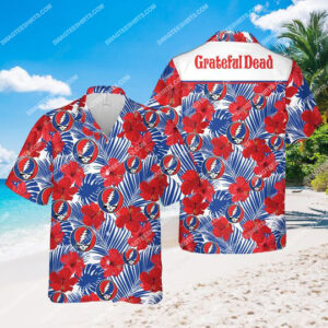 Tropical Grateful Dead Band All Over Print Hawaiian Shirt