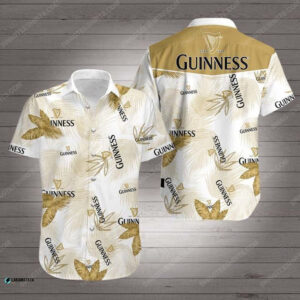 Tropical Guinness Beer Summer Party Hawaiian Shirt