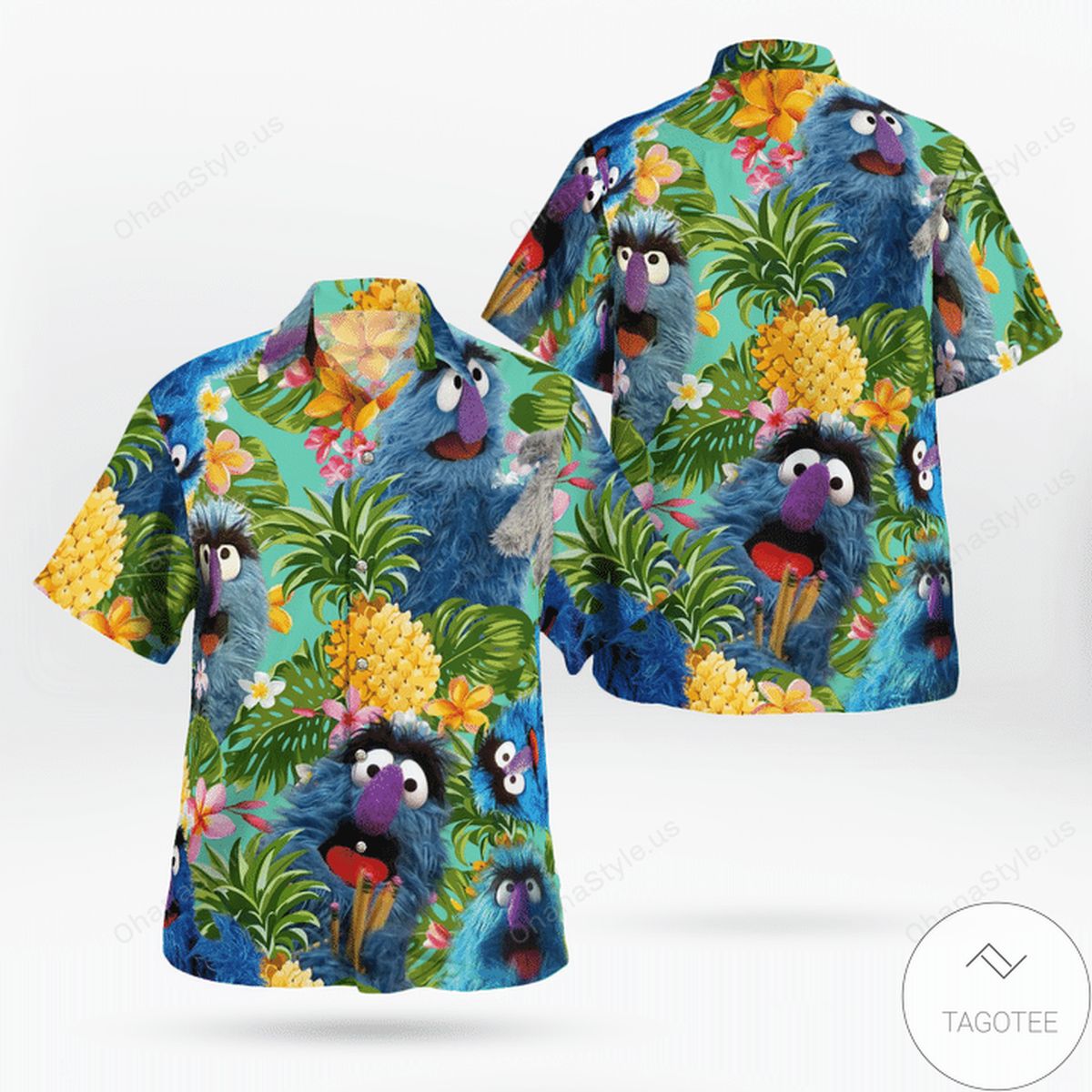 Tropical Herry Monster Hawaiian Shirt Tropical Herry Monster Hawaiian Shirt