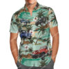 Tropical Island Jeep All Over Printed Hawaiian Shirt