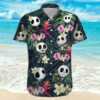 Tropical Jack Skellington All Over Print Hawaiian Shirt
