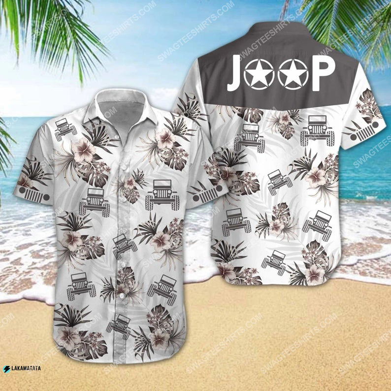 Tropical Jeep Car Summer Vacation Hawaiian Shirt Tropical Jeep Car Summer Vacation Hawaiian Shirt