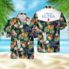 Tropical Michelob Ultra Beer Summer Party Hawaiian Shirt