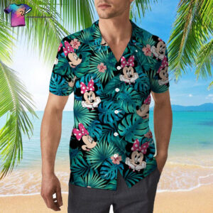 Tropical Mickey Mouse All Over Print Hawaiian Shirt