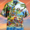 Tropical Parrot Hawaii Beach All Over Printed Hawaiian Shirt