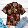 Tropical Skull All Over Printed Hawaiian Shirt