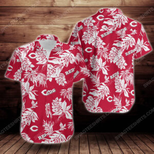 Tropical Summer Cincinnati Reds Short Sleeve Hawaiian Shirt