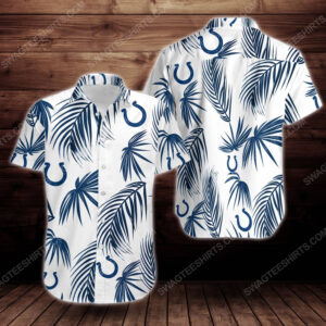Tropical Summer Indianapolis Colts Short Sleeve Hawaiian Shirt