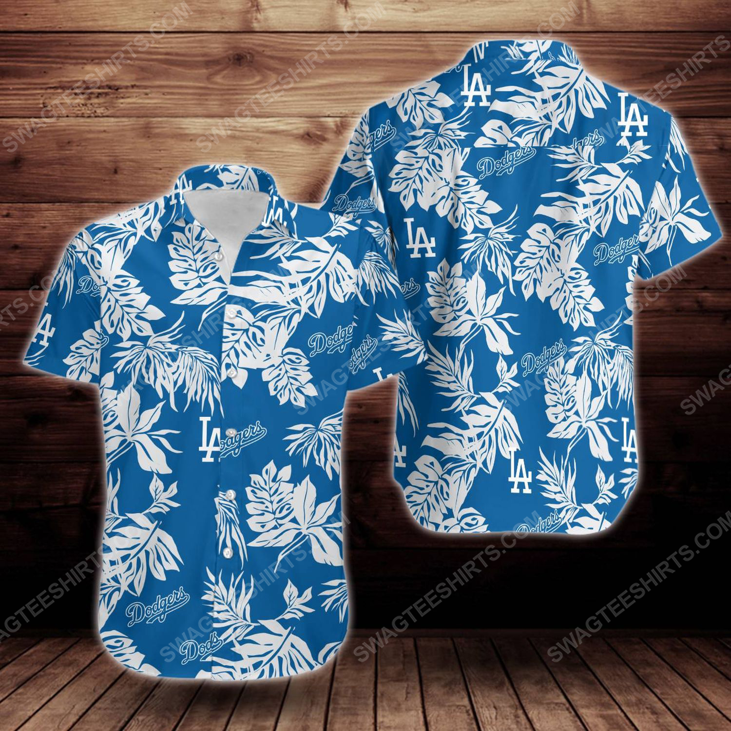 Tropical Summer Los Angeles Dodgers Short Sleeve Hawaiian Shirt Tropical Summer Los Angeles Dodgers Short Sleeve Hawaiian Shirt