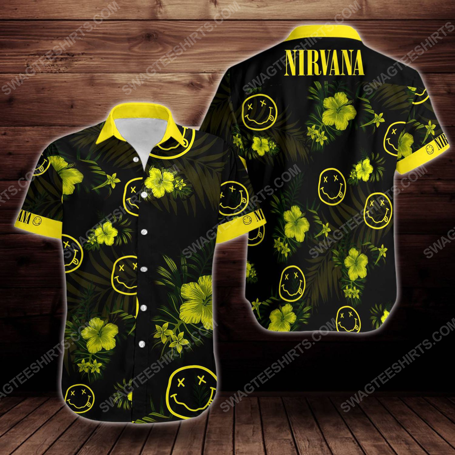Tropical Summer Nirvana Short Sleeve Hawaiian Shirt Tropical Summer Nirvana Short Sleeve Hawaiian Shirt