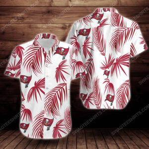 Tropical Summer Tampa Bay Buccaneers Short Sleeve Hawaiian Shirt