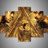 Troy 1 - Movie 5 Panel Canvas Art Wall Decor