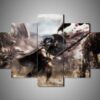 Troy - Movie 5 Panel Canvas Art Wall Decor