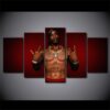 Tupac Shakur 01 - Famous Person 5 Panel Canvas Art Wall Decor