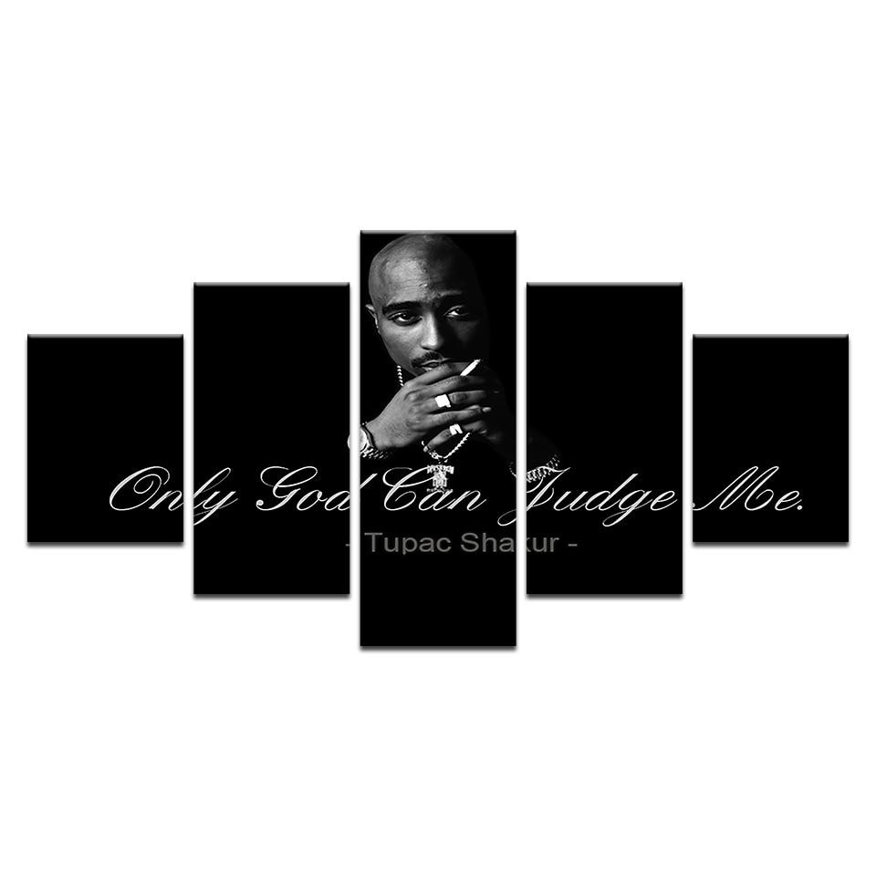 Tupac Shakur Quotes 1 Celebrity - 5 Panel Canvas Art Wall Decor Tupac Shakur Quotes 1 Celebrity - 5 Panel Canvas Art Wall Decor