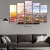 Turkey Istanbul The Capital Of Turkey - Nature 5 Panel Canvas Art Wall Decor