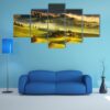 Tuscany Foggy Morning - Nature 5 Panel Canvas Art Wall Decor