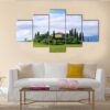 Tuscany House 02 - Nature 5 Panel Canvas Art Wall Decor