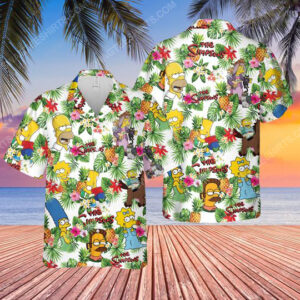 Tv Series The Simpsons Summer Vacation Hawaiian Shirt