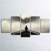 Tyrion Dragon Game Of Thrones 1 - Movie 5 Panel Canvas Art Wall Decor