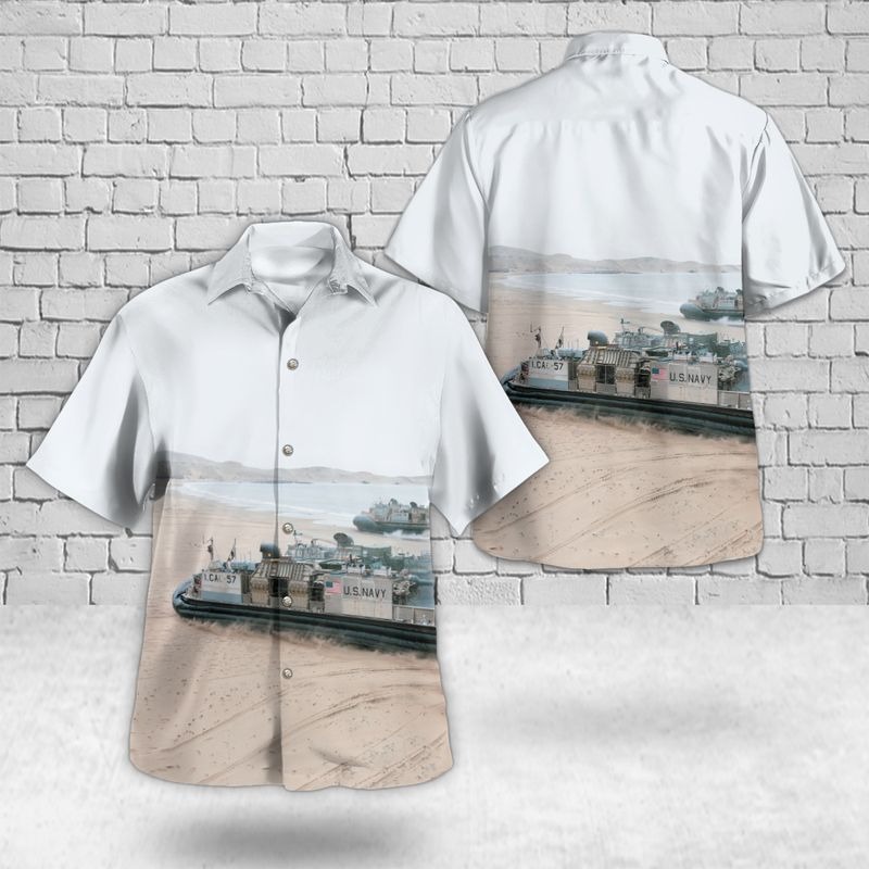 U.S Navy Landing Craft Air Cushion Hawaiian Shirt U.S Navy Landing Craft Air Cushion Hawaiian Shirt