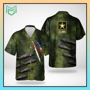 U.S. Army Sikorsky Uh-60M Black Hawk Hawaiian Shirt