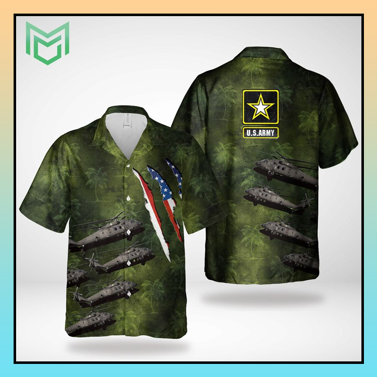 U.S. Army Sikorsky Uh-60M Black Hawk Hawaiian Shirt U.S. Army Sikorsky Uh-60M Black Hawk Hawaiian Shirt
