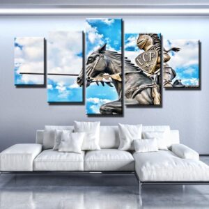 Ucf Knights - Sport 5 Panel Canvas Art Wall Decor