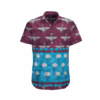 Uk Parachute Regiment Badge Maroon Hawaiian Shirt