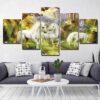 Unicorn Painting Un-006 - Animal 5 Panel Canvas Art Wall Decor