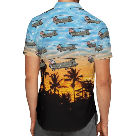 Union Jack Boeing Chinook 40Th Anniversary Hawaiian Shirt Union Jack Boeing Chinook 40Th Anniversary Hawaiian Shirt