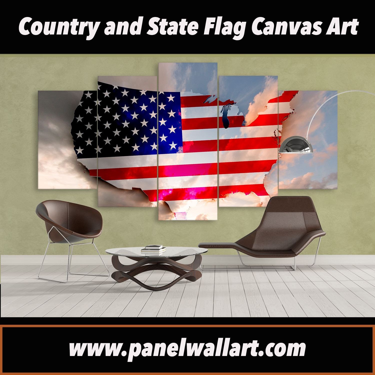 Unique Art Canvas Of American Flag - Abstract 5 Panel Canvas Art Wall Decor Unique Art Canvas Of American Flag - Abstract 5 Panel Canvas Art Wall Decor